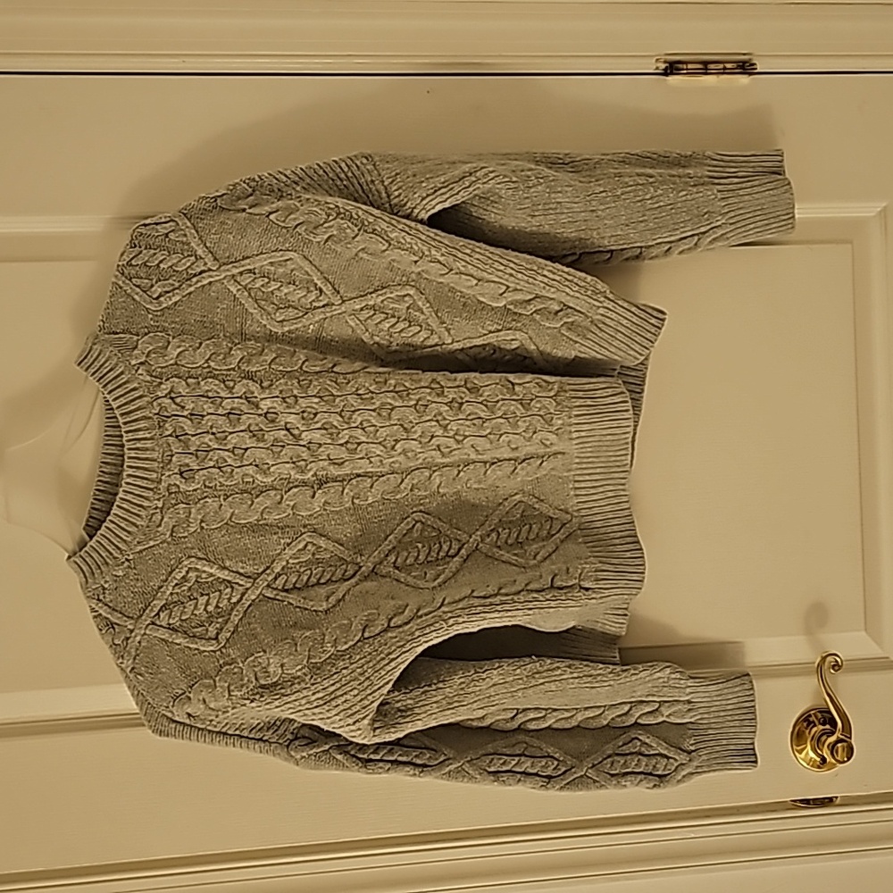 Cable knit sweater